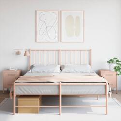 vidaXL 2 db rózsaszín acél éjjeliszekrény 36 x 39 x 50, 5 cm (842913)