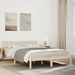 vidaXL tömör fenyőfa extra hosszú ágykeret matrac nélkül 140 x 220 cm (852448)