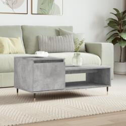vidaXL betonszürke szerelt fa dohányzóasztal 100 x 50 x 45 cm (830824)