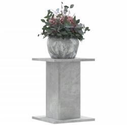 vidaXL 2 db betonszürke szerelt fa növénytartó állvány 30 x 30 x 40 cm (3307849) - vidaxl