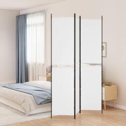 vidaXL fehér 3 paneles szövetparaván 150x220 cm (350242)