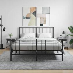 vidaXL 2 db szürke sonoma színű szerelt fa éjjeliszekrény 40x35x47, 5cm (827449)