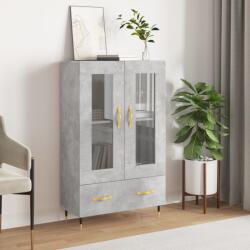vidaXL betonszürke szerelt fa magasszekrény 69, 5 x 31 x 115 cm (828280)