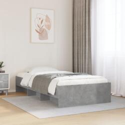 vidaXL sonoma tölgyszínű szerelt fa ágykeret 90 x 200 cm (3295679)