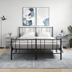 vidaXL 2 db szürke sonoma színű éjjeliszekrény 40 x 35 x 50 cm (830697)