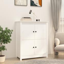 vidaXL fehér tömör fenyőfa tálalószekrény 83 x 41, 5 x 100 cm (821508)