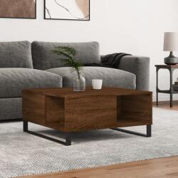 vidaXL barna tölgyszínű szerelt fa dohányzóasztal 80x80x36, 5 cm (830795)