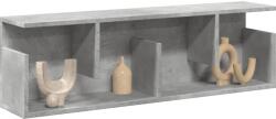 vidaXL betonszürke szerelt fa faliszekrény 100 x 20 x 30 cm (854844) - vidaxl