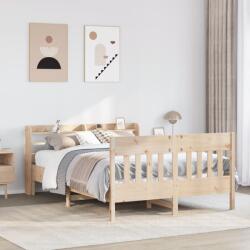 vidaXL tömör fenyőfa ágy matrac nélkül 120 x 190 cm (3307023)