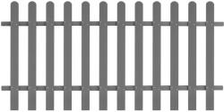 vidaXL WPC léckerítés 200 x 100 cm (42820)