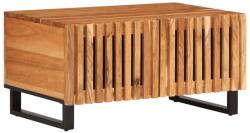 vidaXL tömör akácfa dohányzóasztal 80 x 51 x 40 cm (377462)