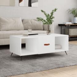 vidaXL fehér szerelt fa dohányzóasztal 102 x 50 x 40 cm (829268)