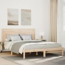 vidaXL tömör fa extra hosszú ágykeret matrac nélkül 160 x 210 cm (3309301)