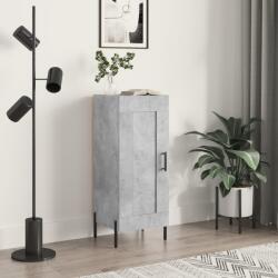 vidaXL betonszürke szerelt fa tálalószekrény 34, 5 x 34 x 90 cm (830456)
