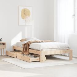vidaXL tömör fenyőfa ágykeret matrac nélkül 90 x 190 cm (3309020)