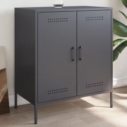 vidaXL antracitszürke acél tálalószekrény 68 x 39 x 79 cm (842978)