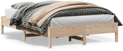 vidaXL tömör fenyőfa ágy matrac nélkül 150x200 cm (842694)