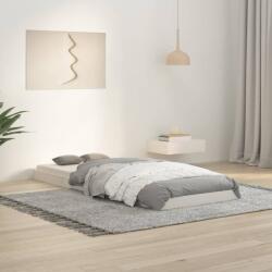 vidaXL fehér tömör fenyőfa ágykeret 75 x 190 cm Small Single (823485)