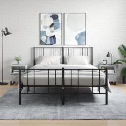 vidaXL 2 db betonszürke szerelt fa éjjeliszekrény 40 x 35 x 50 cm (830645)