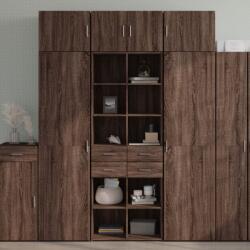 vidaXL barna tölgyszínű szerelt fa magasszekrény 70 x 42, 5 x 185 cm (3281468)