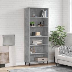 vidaXL betonszürke szerelt fa magasszekrény 69, 5x32, 5x180 cm (3189593)