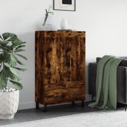 vidaXL füstös tölgy színű szerelt fa magasszekrény 69, 5 x 31 x 115 cm (830353)