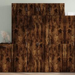 vidaXL füstös tölgy színű szerelt fa tárolószekrény 70 x 42, 5 x 225 cm (3281326)
