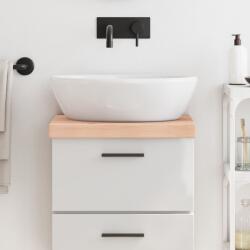 vidaXL kezeletlen tömör fa fürdőszobai pult 40x40x(2-6) cm (3155998)