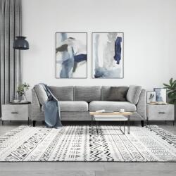 vidaXL 2 db betonszürke szerelt fa dohányzóasztal 50 x 50 x 40 cm (829421)