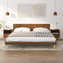 vidaXL 2 db barna tölgy színű éjjeliszekrény 40x35x47 cm (817302)