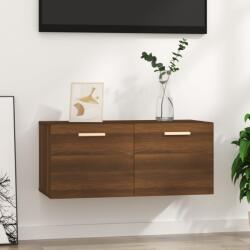 vidaXL barna tölgy színű szerelt fa faliszekrény 80 x 35 x 36, 5 cm (817605) - vidaxl