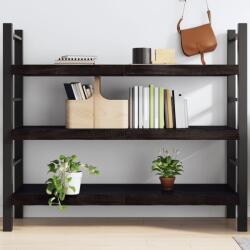 vidaXL sötétbarna kezelt tömör tölgyfa fali polc 140 x 60 x (2-6) cm (363827)