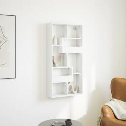 vidaXL fehér szerelt fa faliszekrény 50 x 15 x 100 cm (854553) - vidaxl