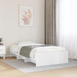 vidaXL fehér szerelt fa ágykeret 100 x 200 cm (3295667)