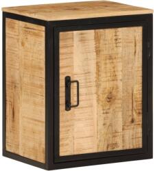 vidaXL tömör mangófa és vas fürdőszobai szekrény 40 x 30 x 50 cm (358573)