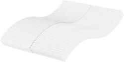 vidaXL fehér H2/H3 keménységű habmatrac 120 x 220 cm (4016641)
