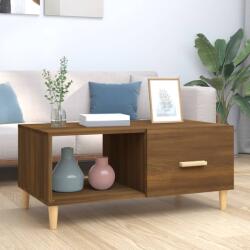 vidaXL barna tölgy színű szerelt fa dohányzóasztal 89, 5 x 50 x 40 cm (817515) - vidaxl