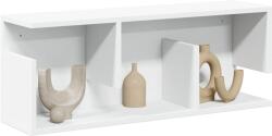 vidaXL fehér szerelt fa faliszekrény 80 x 20 x 30 cm (854832) - vidaxl