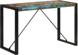 vidaXL tömör újrahasznosított fa étkezőasztal 120 x 55 x 76 cm (351692)