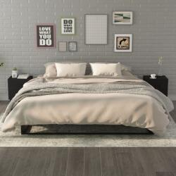 vidaXL 2 db fekete éjjeliszekrény 40 x 35 x 47, 5 cm (811991)