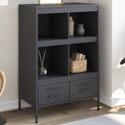 vidaXL antracitszürke acél magasszekrény 68 x 39 x 101, 5 cm (843104)