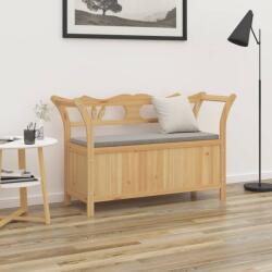 vidaXL tömör fenyőfa pad 107 x 45 x 75, 5 cm (351777)