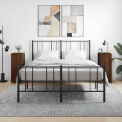 vidaXL 2 db barna tölgy színű szerelt fa éjjeliszekrény 32x42x80 cm (825972)