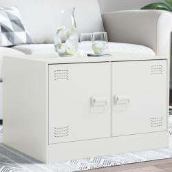 vidaXL fehér acél dohányzóasztal 67 x 50 x 44 cm (841732)