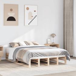 vidaXL tömör fenyőfa ágykeret ágy matrac nélkül 120 x 200 cm (850839)