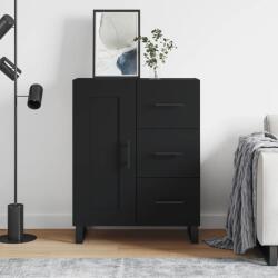 vidaXL fekete szerelt fa tálalószekrény 69, 5 x 34 x 90 cm (830285)