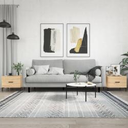 vidaXL 2 db sonoma tölgy szerelt fa dohányzóasztal 50 x 50 x 40 cm (829403)