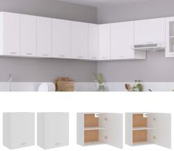 vidaXL Lyon 2 db fehér szerelt fa függő szekrény 50 x 31 x 60 cm (805078)