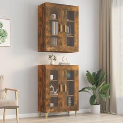vidaXL füstös tölgy színű függő faliszekrény 69, 5 x 34 x 90 cm (817387)