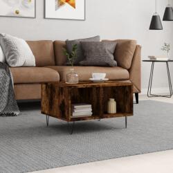 vidaXL füstös tölgy színű fatermék dohányzóasztal 60x50x36, 5 cm (830545)